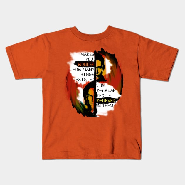 Wonder & Believe Kids T-Shirt by GnarllyMama